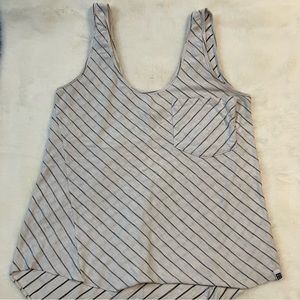 Roxy Striped Pocket Tank Top